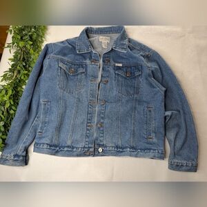 Vintage The Arizona Jean Company 100% Cotton Jean Denim Jacket Size Large